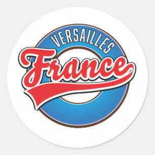Adesivo Redondo Chaveiro logotipo de Versalhes França