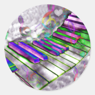 Adesivo Redondo Chaves do meu coração#2_