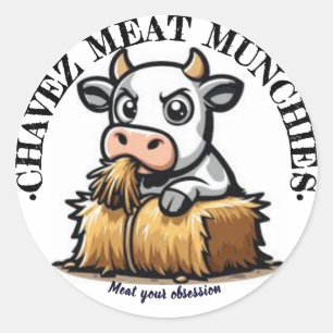 Adesivo Redondo Chavez Jerky
