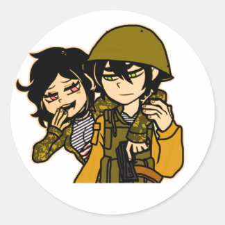 Adesivo Redondo Chechênia