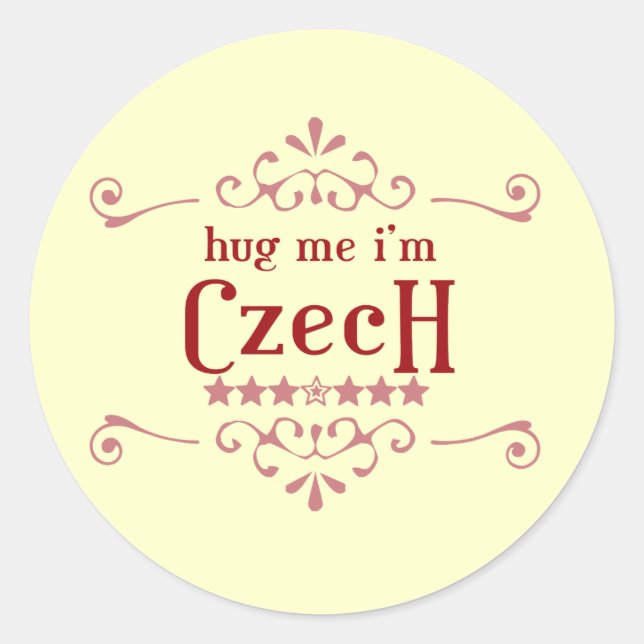 Adesivo Redondo checo (Frente)