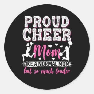 Adesivo Redondo Cheerhead Mãe Cheer Mãe