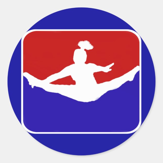 Adesivo Redondo Cheerleader (Frente)