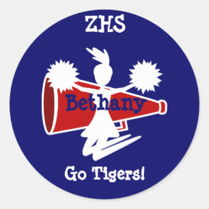 Adesivo Redondo Cheerleader