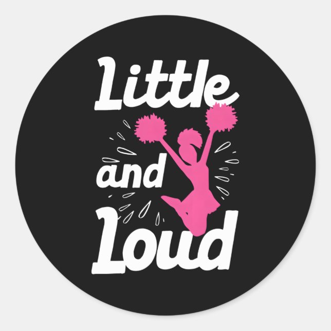 Adesivo Redondo Cheerleader Ns Cheerhead Cheerhead Gymnast (Frente)