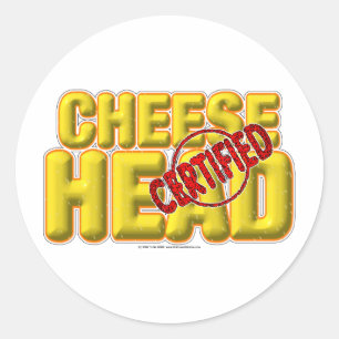 Adesivo Redondo CheeseHead certificado