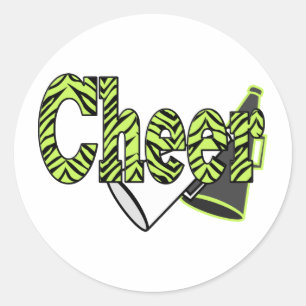 Adesivo Redondo Cheie Zebra Style Stickers