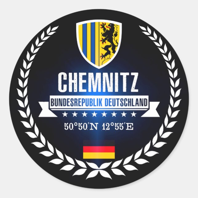 Adesivo Redondo Chemnitz (Frente)