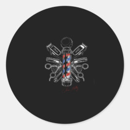 Adesivo Redondo Cherie Huntley A Coleção De Barber