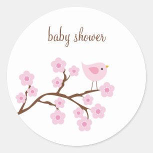 Adesivo Redondo Cherry Blossom Stickers
