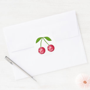 Adesivo Redondo Cherry Disco Ball