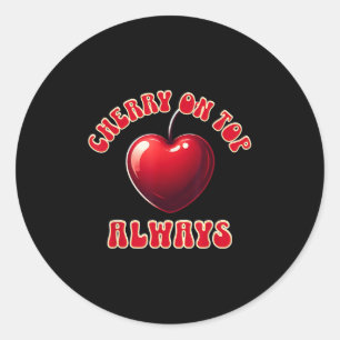 Adesivo Redondo Cherry On Top Always Summer Kiche