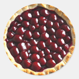 Adesivo Redondo Cherry Pie e Rico Crust