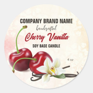 Adesivo Redondo Cherry Vanilla