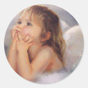 Adesivo Redondo Cherub Angel