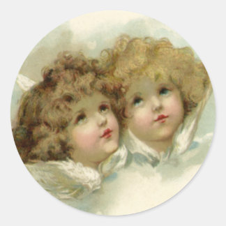 Adesivo Redondo Cherub Angels