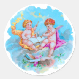 Adesivo Redondo Cherubs.