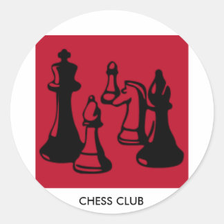 ADESIVO REDONDO CHESS STICKER