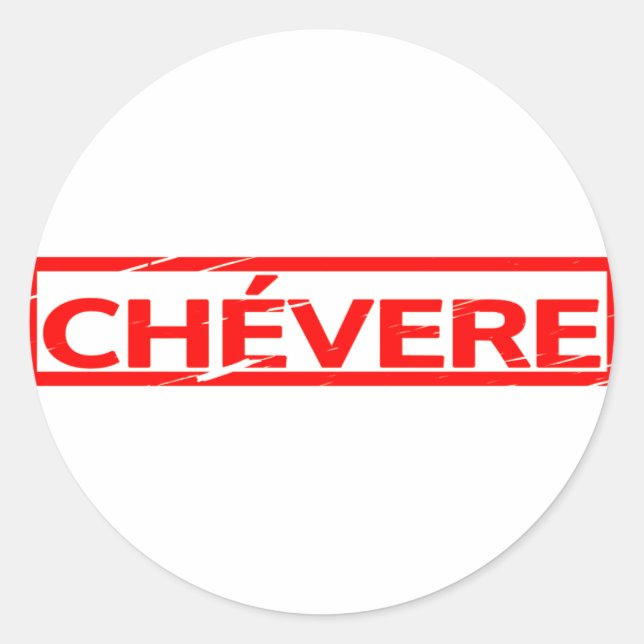 Adesivo Redondo Chévere Stamp (Frente)