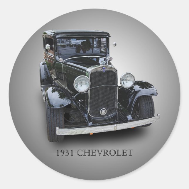 ADESIVO REDONDO CHEVROLET 1931 (Frente)