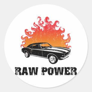 Adesivo Redondo Chevrolet Camaro 1967 SS 396