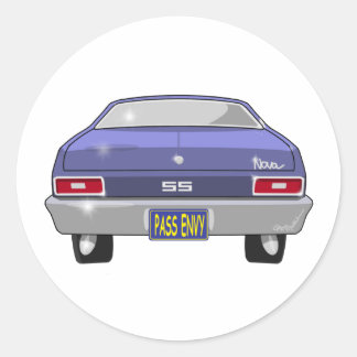 Adesivo Redondo Chevrolet Nova SS 1970