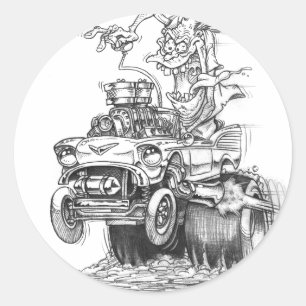 Adesivo Redondo chevy