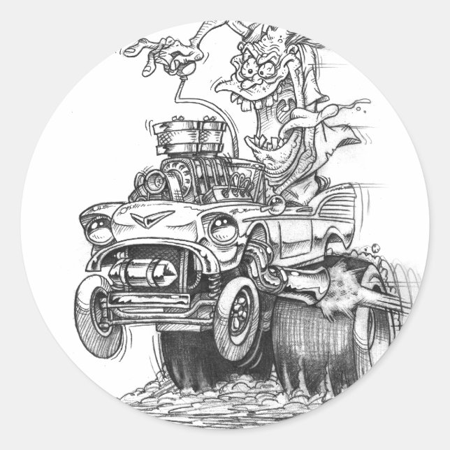 Adesivo Redondo chevy (Frente)