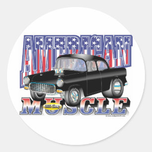 Adesivo Redondo Chevy 1955