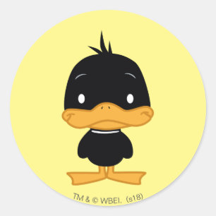 Adesivo Redondo Chibi DAFFY DUCK™