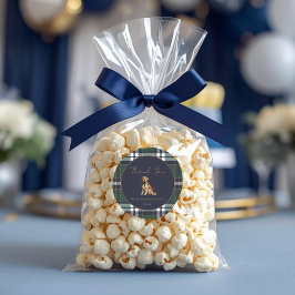 Adesivo Redondo Chic elegant Fancy Dog Theme sticker