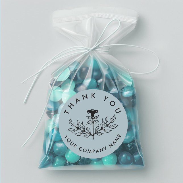 Adesivo Redondo Chic Elegant Lily ORDER OBRIGADO POR VOCÊ (Chic Elegant Lily ORDER THANK YOU CUSTOM Classic Round Sticker
)