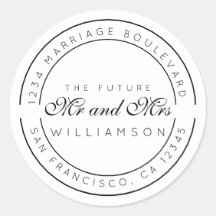 Chic Script Future Sr. Dr. Wedding Return Endereço