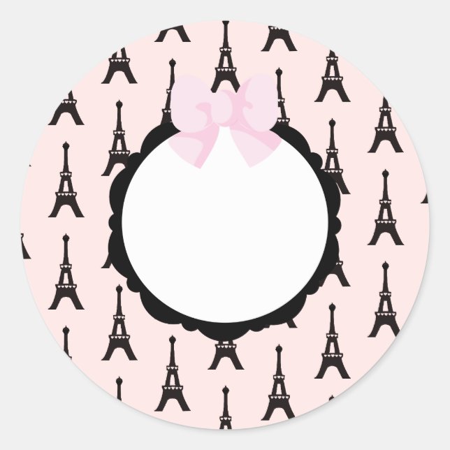 Adesivo Redondo Chic Stickers (Frente)