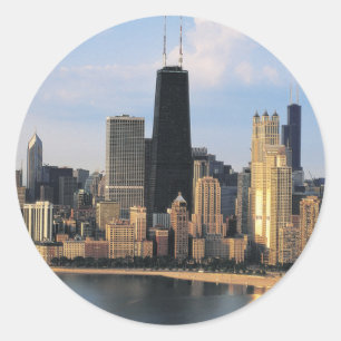 Adesivo Redondo Chicago da Lake Shore Drive
