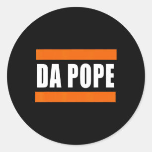 Adesivo Redondo Chicago Da Pope Engraçado Humor