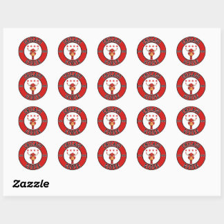 Adesivo Redondo Chicago Goose - 2025 - Sticker Sheet