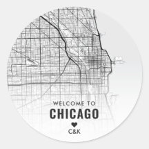 Chicago, mapa da cidade de IL | Boas-vindas