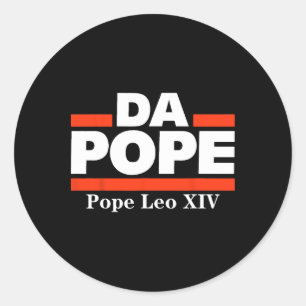 Adesivo Redondo Chicago Papa Leo Xiv Shirt Cardeal Robert Prevost