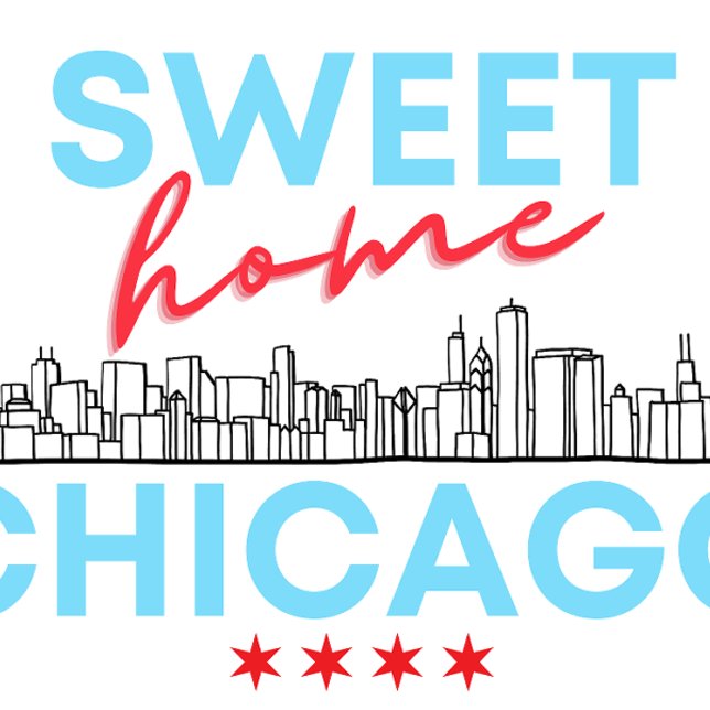 Adesivo Redondo Chicago Sticker (Criador carregado)