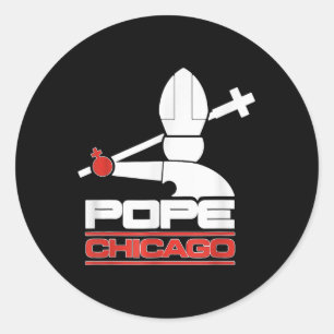 Adesivo Redondo Chicago White Cassox Pope Leo T-shirt.png
