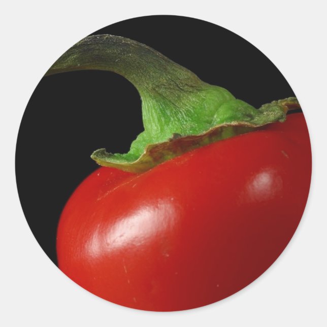 Adesivo Redondo Chili vermelho (Frente)