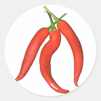 Adesivo Redondo Chilies hot