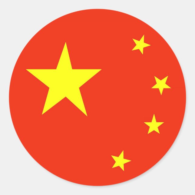 Adesivo Redondo China (Frente)