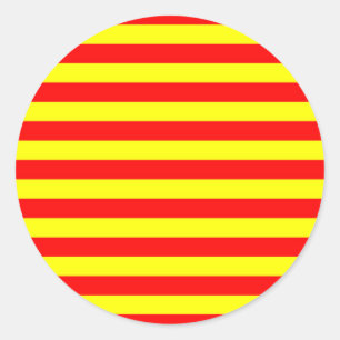 Adesivo Redondo china quirguistão espanha bandeira listras
