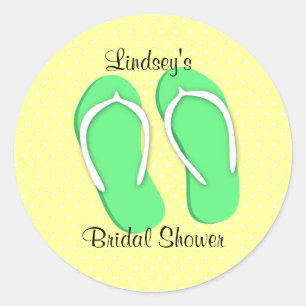 Adesivo Redondo CHINELOS e BOLINHAS