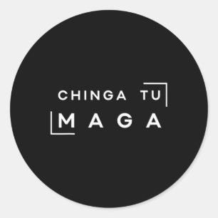 Adesivo Redondo Chinga Tu Mega