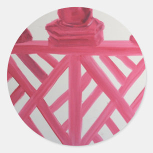 Adesivo Redondo Chinoiserie