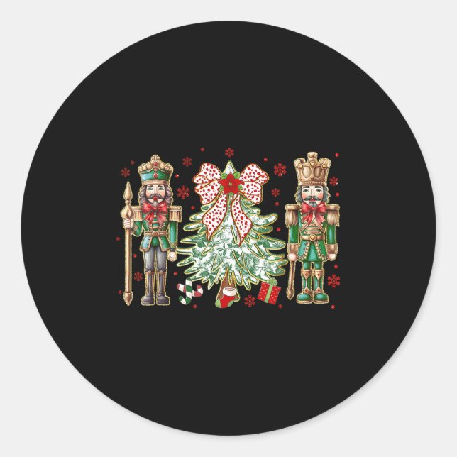 Adesivo Redondo Chinoiserie natalino Nocaucraquino Árvore de Natal (Frente)