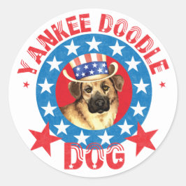 Adesivo Redondo Chinook Patriótico